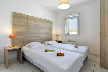 Résidence Cap Camargue - Vacancéole - Le Grau-du-roi - 3 room apartment for 6 people - Bedroom