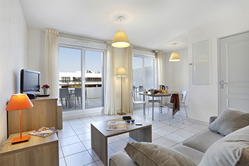 Résidence Cap Camargue - Vacancéole - Le Grau-du-roi - 3 room apartment for 6 people - Living room